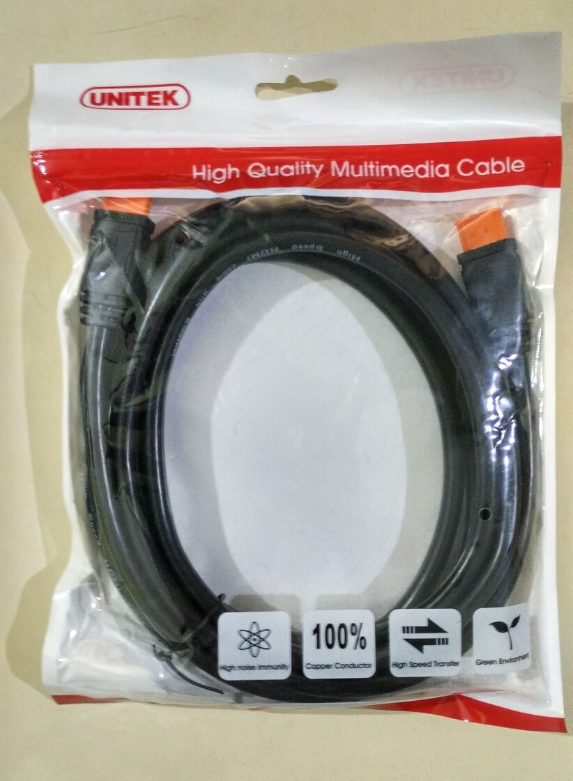 Dây cáp hdmi, dây cable tín hiệu hdmi 1,5m unitek Y-c137